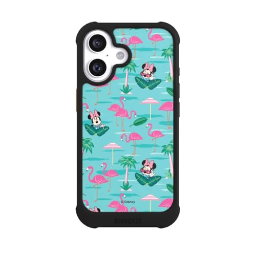 Coque antichoc iPhone 16 MagSafe NIVOmax protection robuste et design Minnie Flamant