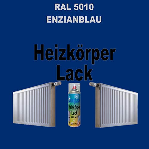 LudwigLacke Heizkörperlack Spray RAL 5010 ENZIANBLAU 400 ml