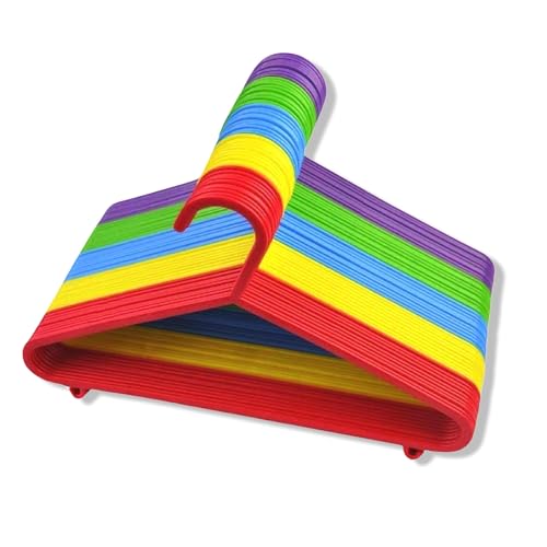 REQUISITE NEEDS Lot de 20 cintres antidérapants pour vêtements pour enfants, parfaits pour la lessive et la chambre d'enfant, utilisation quotidienne standard – Taille pour bébés, tout-petits et
