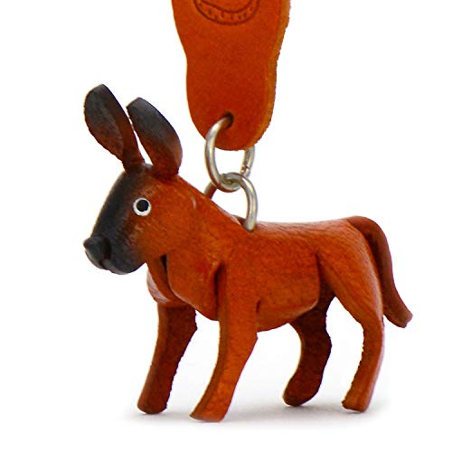 Preisvergleich Produktbild Monkimau Schlüsselanhänger Rhodesian Ridgeback Hunde Figur aus Leder