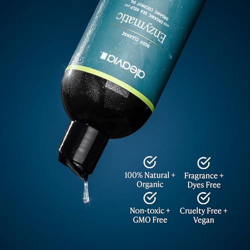 Aleavia Body Cleanse – Organic & All-Natural Prebiotic Body Wash – Fragrance-free and Sulfate-Free Enzymatic Body Cleanser – 16 Oz. - Thumbnail 2