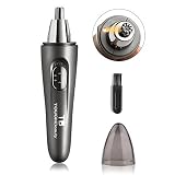 TOUCHBeauty Recortador de Pelo de Nariz y Orejas,Recortadora con luz LED para Hombre y Mujer AG-0959