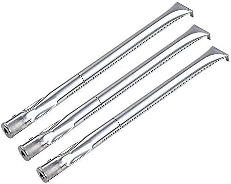 GASPRO Grill Burner Replacement for Charmglow 720-0234, 720-0036, 720-0304, Nexgrill, Kirkland, Perfect Glo, Permasteel and Others, 3-Pack 16 13/16 inch Stainless Steel BBQ Burner Tube(3-Pack)