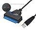 FRIGRAF High Speed SATA to USB 3.0 Cable, SATA to USB Adapter for 2.5”SSD & HDD,2in1 Sata Cable Type-C/Type-A (USB to 2.5 SSD HDD)
