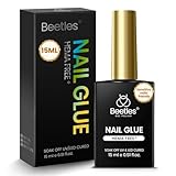 Beetles 15ml HEMA-Free Nail Glue Gel, TPO Free UV Nail Glue for Acrylic Nails Tips, Super Strong for Extensions, DIY Gel, U V Light Required