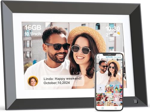 Smart WiFi-Digital-Photo-Frame 10.1" Digital Calendar Frames - 1280x800 IPS Touch Screen