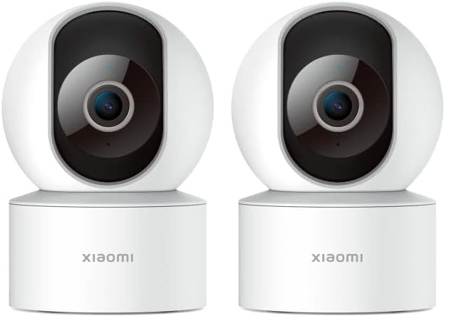 Xiaomi Smart Camera C200 - Cámara de vigilancia con resolución 1080p, 360°, Apertura F2.1, visión Nocturna, detección de Movimiento con IA, admite Tarjeta SD, Blanco (Versión ES + 3 años de garantía)