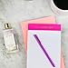 Chez Gagné Glass Bottle Safety Matches (40ct) - Funny Matches - Colorful Match Tips - Matches in Glass Bottle, Gold Lid - Gift - Candle Accessories (Don't Tell Me to Calm Down - Lilac)