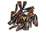 One box of 25 real, assorted, random drilled dyed dark brown Water Buffalo teeth. As this is a natural product, you will receive teeth very similar to the ones shown, but not the exact teeth in the photograph. These water buffalo teeth, sourced from ...