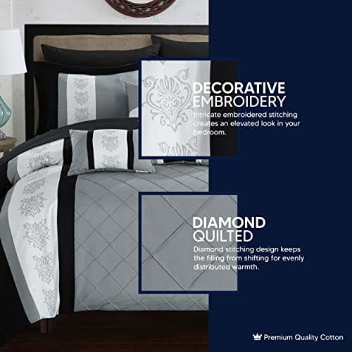 Chic Home Clayton 10 Piece Comforter Set, Queen, Beige #TOP2