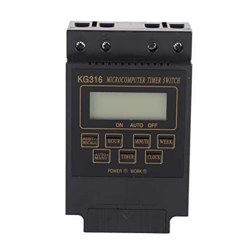 Interruptor programable microcomputadora con temporizador digital y pantalla LCD 2