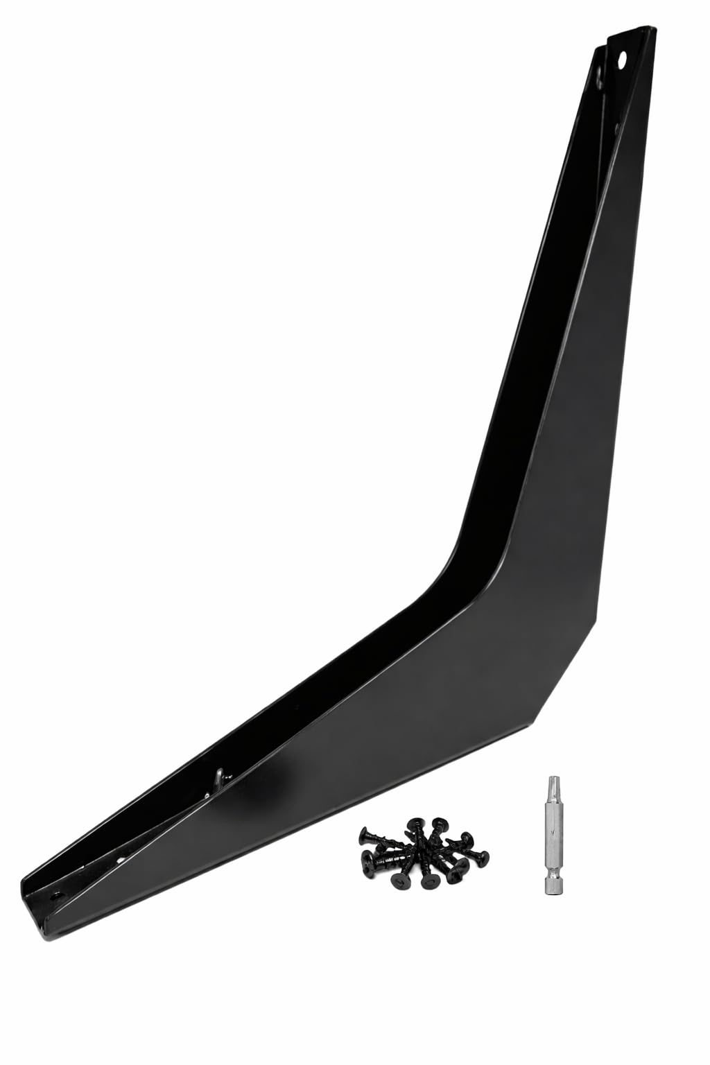 One Pair BuiltTough 1,450 LB. Weight Capacity Universal Reversible Premium Super-Duty Commercial Workstation Wall Brackets with Installation Screws