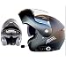 Produktbild FENGE Bluetooth-Motorradhelm/Mit UKW Und MP3 Smart D.O.T-Zertifizierter Doppelter Beschlagschutz-Multifunktions-Klapphelm,XXL:63/64CM