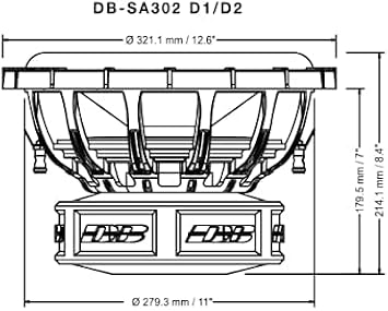 Deaf Bonce Car Audio Apocalypse 12 2000W RMS Dual 2-Ohm VC Subwoofer / SA302-D2