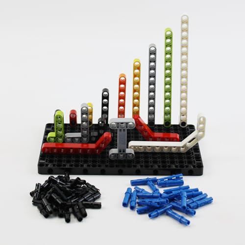 Image of MOC Parts Beams Pins Panel Connectors Bricks Sets Frame Liftarms for Technical Car DIY STEM Building Block Toys Replacement Parts (479 pcs)