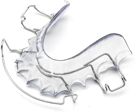 2 Hawley Retainer for Custom Teeth Retention, Custom-Fit Two Retainers for Upper and Lower Teeth - Comfortable and Durable