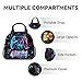 MEETUHONEY Gaming Backpack with Lunch Box - Set of 3 School Boys Backpacks Matching Combo for Kids - Fashion Black Bookbag and Pencil Case Bundle