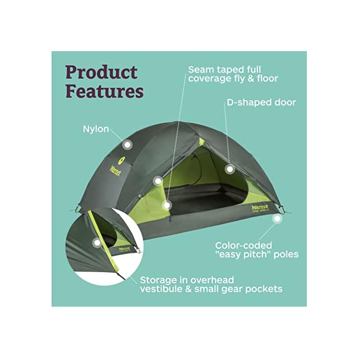 Marmot Crane Creek Lightweight 2/3-Person Trekking Tent - Image 6