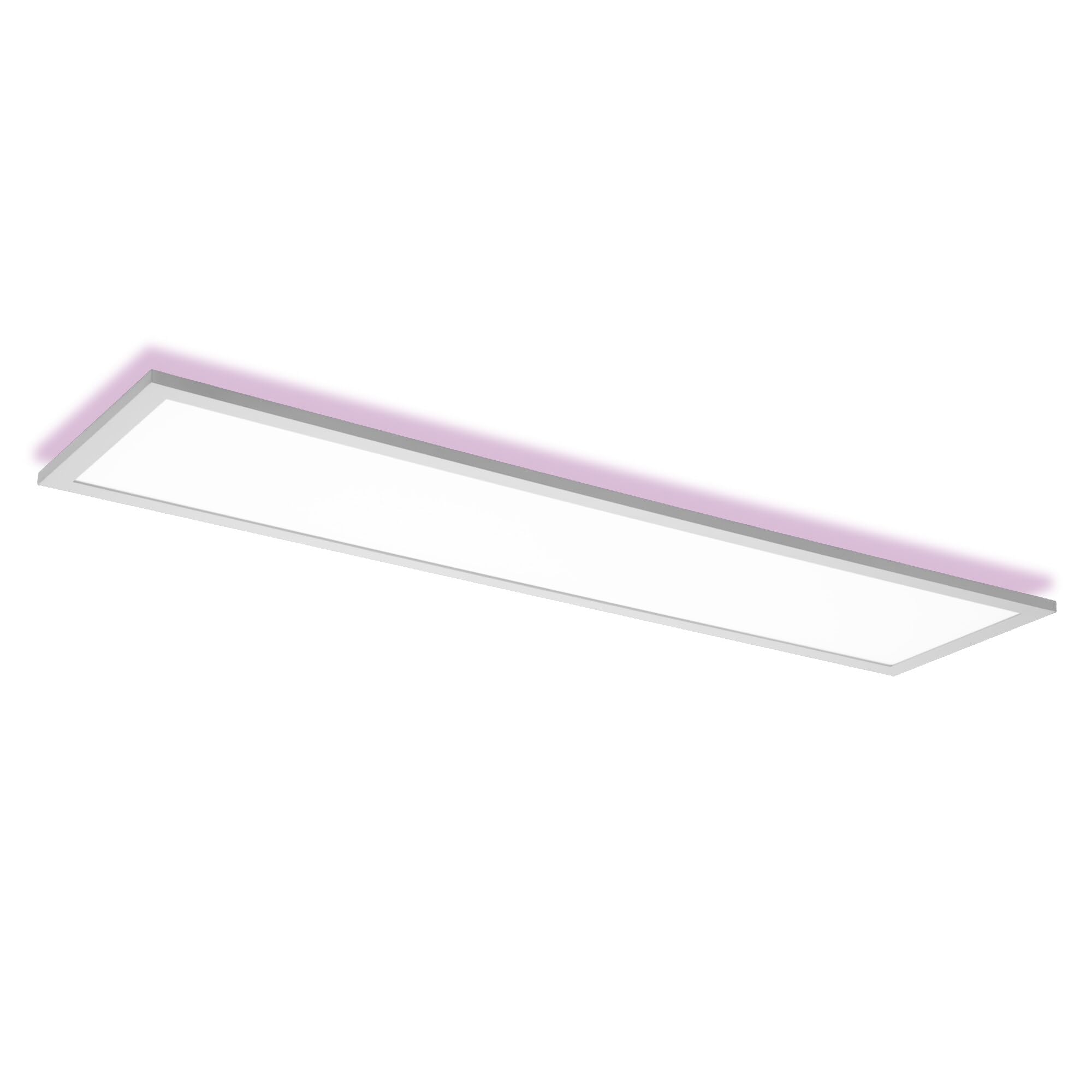 LEDVANCE Plafoniera WiFi bianca, 30W, 1900LM, 3000-6500K, 100x25 cm, lampada da parete dimmerabile, tecnologia RGB, Smart+ Planon, controllabile tramite app o assistenti vocali come Alexa o Google