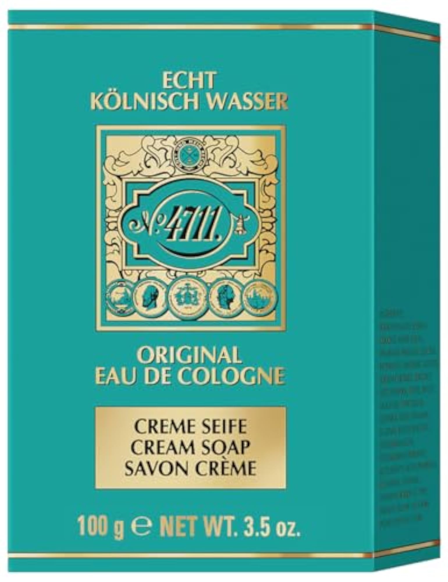 4711 Original Echt Kolnisch Wasser Cream Soap, 100g Luxury Bar