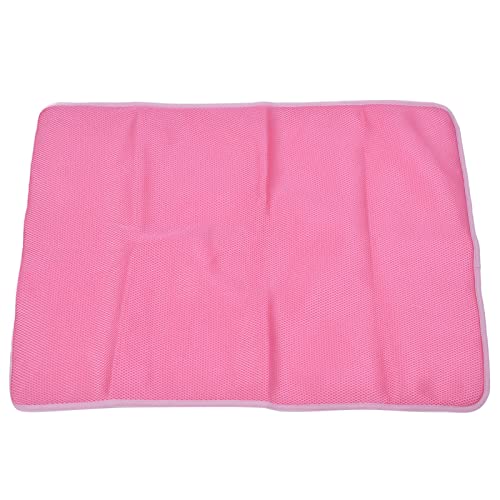 RASTKY Haustier-Kühlmatte, Atmungsaktiv, Bequem, 3-lagig, Eisseidenunterlage für Hunde und Katzen, für Zwinger, Bett, Käfig, Sommer-Cool-Touch-Matte Zur Linderung von Muskelschmerzen, Ungiftiges