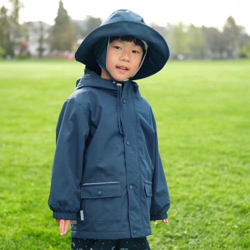 Image of JAN & JUL Waterproof Fleece Lined Rain Jacket, Raincoat for Toddlers and Kids