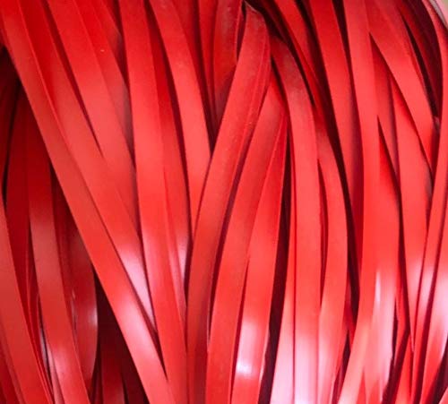 NURUGURE Plastic Rattan Wicker, PE Rattan Wicker Repair Material 8mm Weaving Strip for DIY Sofa Chair