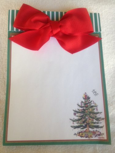 Spode Christmas Tree Decorative Notepad with Ribbon: 9780705311076 ...