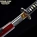 YONG XIN SWORD-Samurai Katana Sword, Japanese Handmade, Practical, 1060/1095 Carbon Steel, Tempered/Clay Tempered, Full Tang, Very Sharp, Scabbard 41inch