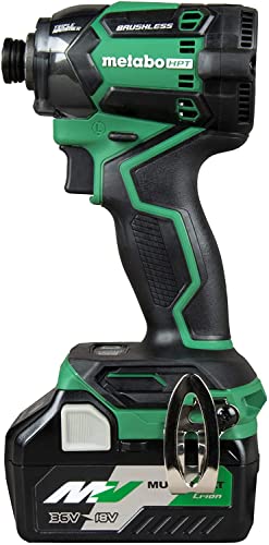 Metabo HPT 36V MultiVolt™ Cordless Triple Hammer BOLT Impact Driver Kit | 1/4-Inch Keyless | 5 Speed Modes | 3 LED Lights | Up to 1,903 in-lbs of Torque | IP56 Rated | Lifetime Tool Warranty | WH36DC