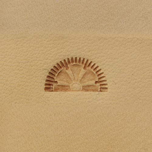 DandS ltd Leather Stamp Tool, Sunburst, Professional Steel Craft Tool for Leatherworking, Embossing, Carving & Stamping Leather Projects, Belts, Wallets & DIY Projects, Compatible with Mallet, #178