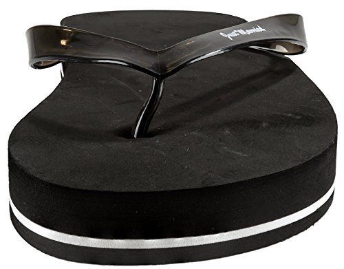 Darice VL2027 Wedding Just Married Mens Flip Flops Sandals, Black, 9-10 D(M) US Small3