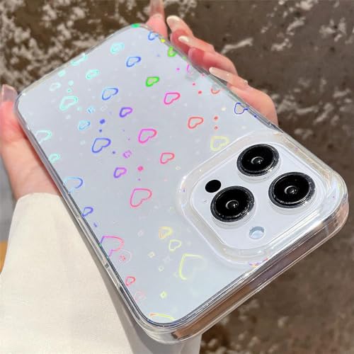 Coque iPhone 13 ProMax antichoc transparente en cristal laser