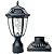 Solar Post Lamp Lights, 3000K Dusk to Dawn Solar Post Light with Pier Mount Base, Outdoor Waterproof Solar Motion Sensor Lights for Garden Yard Landscape Pole Pillar