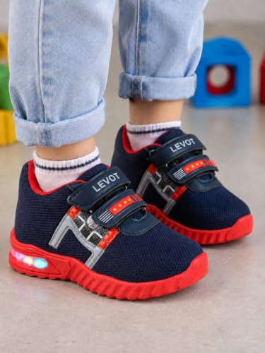 Image of Hunter-3 Multicolor LED Light Slipon Casual,Walking & Running Unisex Shoes for Boys & Girls Suitable on Every Outfit (2 Years-4.5 Years)(Pack of 1 Pair)
