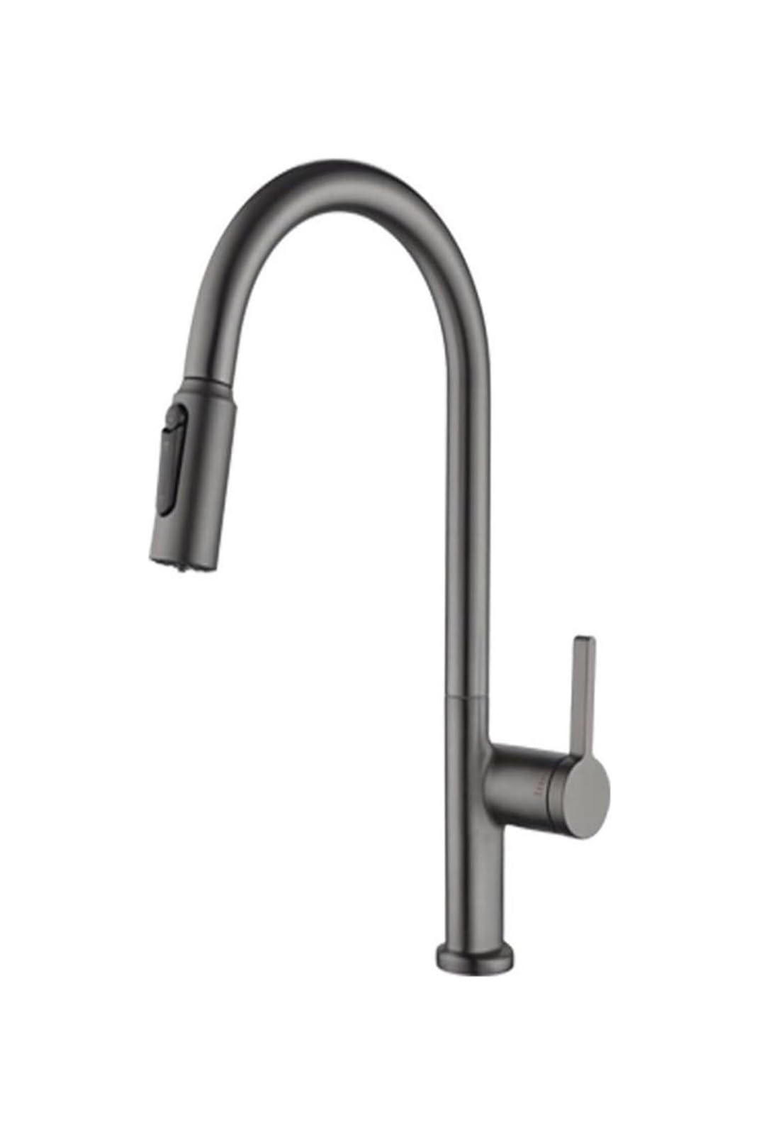 Eamrfvqt One Color Brass 3-Way Kitchen Faucet With Pull Out Spray