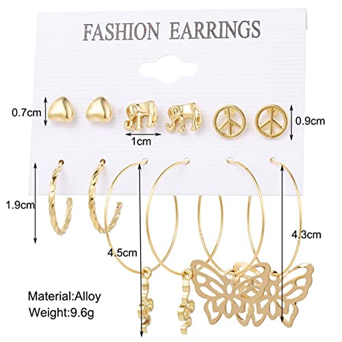 Gold-Plated Drop Earrings JG-PC-ERG-8669