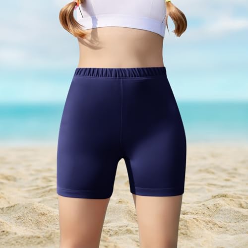 Girl's Boxer Bike Shorts High Waisted Yoga Short Running Gym Short Casual Comfy Shorts Soft Workout Leggings2