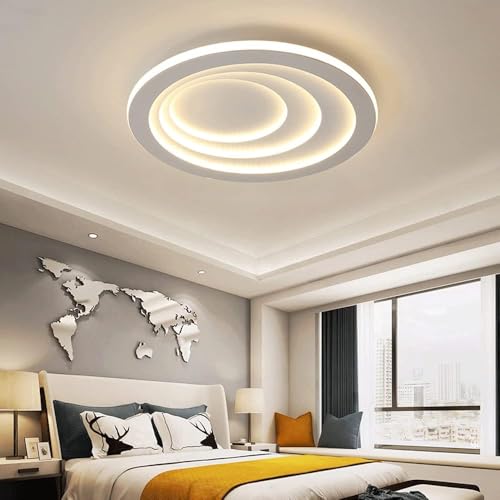 Plafonnier LED rond 68W encastrable de 50cm avec intensité variable - 4