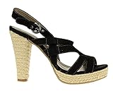 Mustang Damenschuh Sommerschuhe Sandalette black