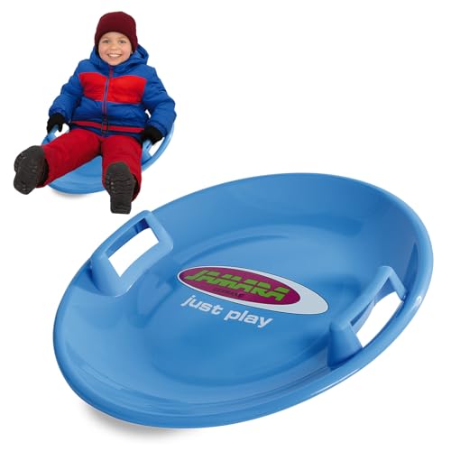 Snow Play Rutschteller 60cm - Haltegriffe an beiden Seiten langlebiger robuster Kunststoffkörper Leichtgewicht mit nur 555 g