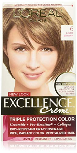 Image of L'Oreal ParisExcellence Creme, Light Brown [6] 1 Each (Pack of 6)