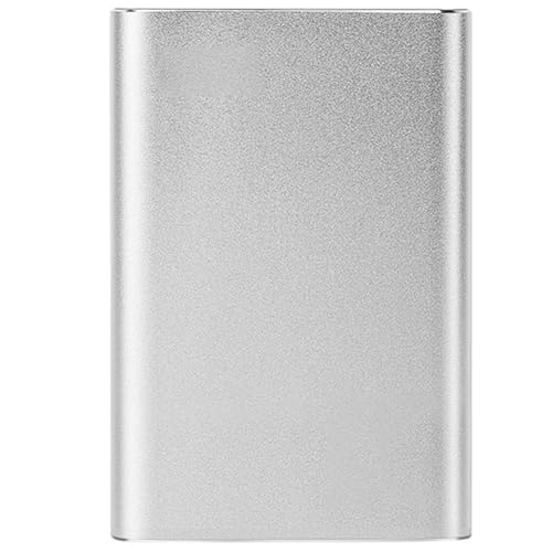 Bloepum 2.5Inch External Mobile Hard Disk High Speed USB 3.0 640GB Storage Portable Hard Disk for Laptop Desktop PC Easy Install Easy to Use Silver