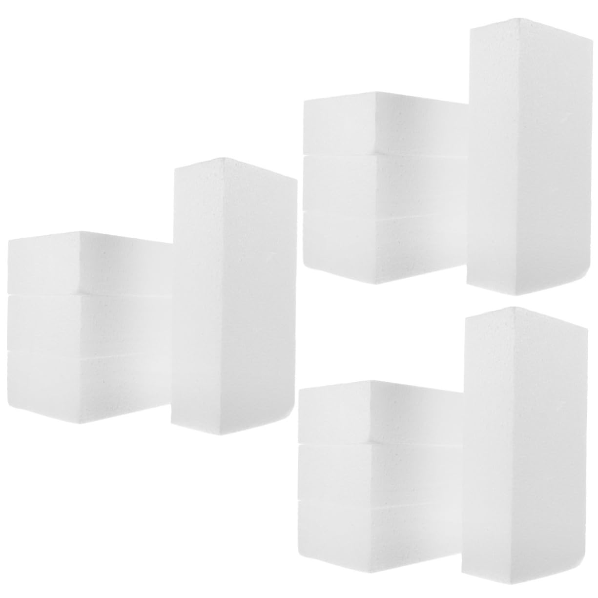 Bloc de mousse de sculpture jojofuny pour décorations de mariage et fête, lot de 12 pièces