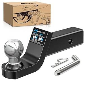 Nilight Fusion Trailer Hitch Mount With 1-7/8 Inch Trailer Ball &Amp; 5/8&Quot; Hitch Pin Clip, Fits 2-Inch Receiver 5000 Lbs 2&Quot; Drop, 2 Years Warranty 7 41zvv61pm l. sl500 . ss300
