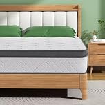Swan Home Living Matelas double en mousse à mémoire de forme et ressorts ensachés, taille moyenne 140 cm
