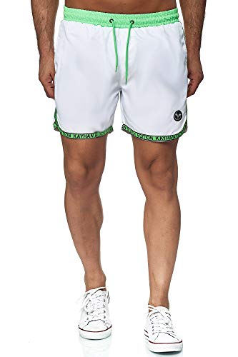 Kayhan Swimwear Sport White/Green Neon Ribbons XXL Cover
