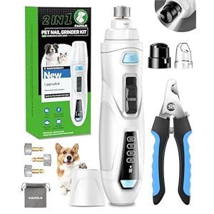 Dog Nail Grinder Super Quiet Dog Nail Trimmers 3 Grinding Wheels 3 Speed Rechargeable Pet Nail Grinder LED Display Dog Nail Clippers Kit for Large Medium Small Dogs Cats Dog Nail File Toenail Clippers Dog Nail Grinder Super Quiet Dog Nail Trimmers 3 Grinding Wheels 3 Speed Rechargeable Pet Nail Grinder LED Display Dog Nail Clippers Kit for Large Medium Small Dogs Cats Dog Nail File Toenail Clippers