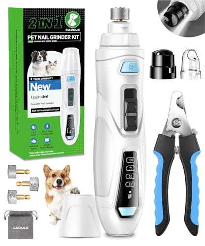 Dog-Nail-Grinder-Super-Quiet-Dog-Nail-Trimmers-3-Grinding-Wheels-3-Speed-Rechargeable-Pet-Nail-Grinder-LED-Display-Dog-Nail-Clippers-Kit-for-Large-Medium-Small-Dogs-Cats-Dog-Nail-File-Toenail-Clippers Dog Nail Grinder Super Quiet Dog Nail Trimmers 3 Grinding Wheels 3 Speed Rechargeable Pet Nail Grinder LED Display Dog Nail Clippers Kit for Large Medium Small Dogs Cats Dog Nail File Toenail Clippers