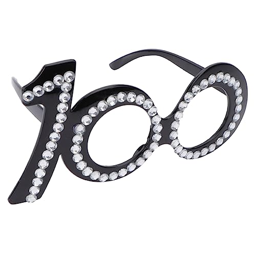 TINEASUR Digital Lens Party Glasses Festival Accessories Birthday Hologram Glasses Prop Colorful Glasses Photo Props Stylish Party Favors